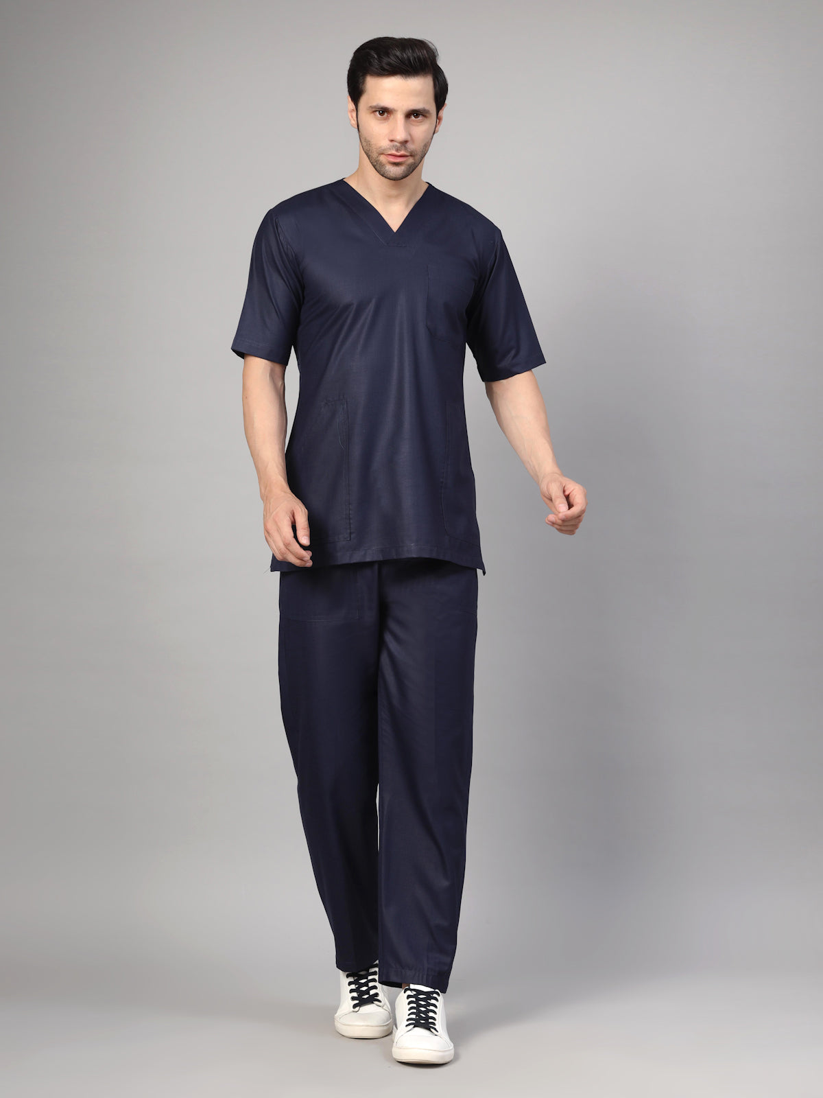 Men White Doctor Coat - Full Sleeves