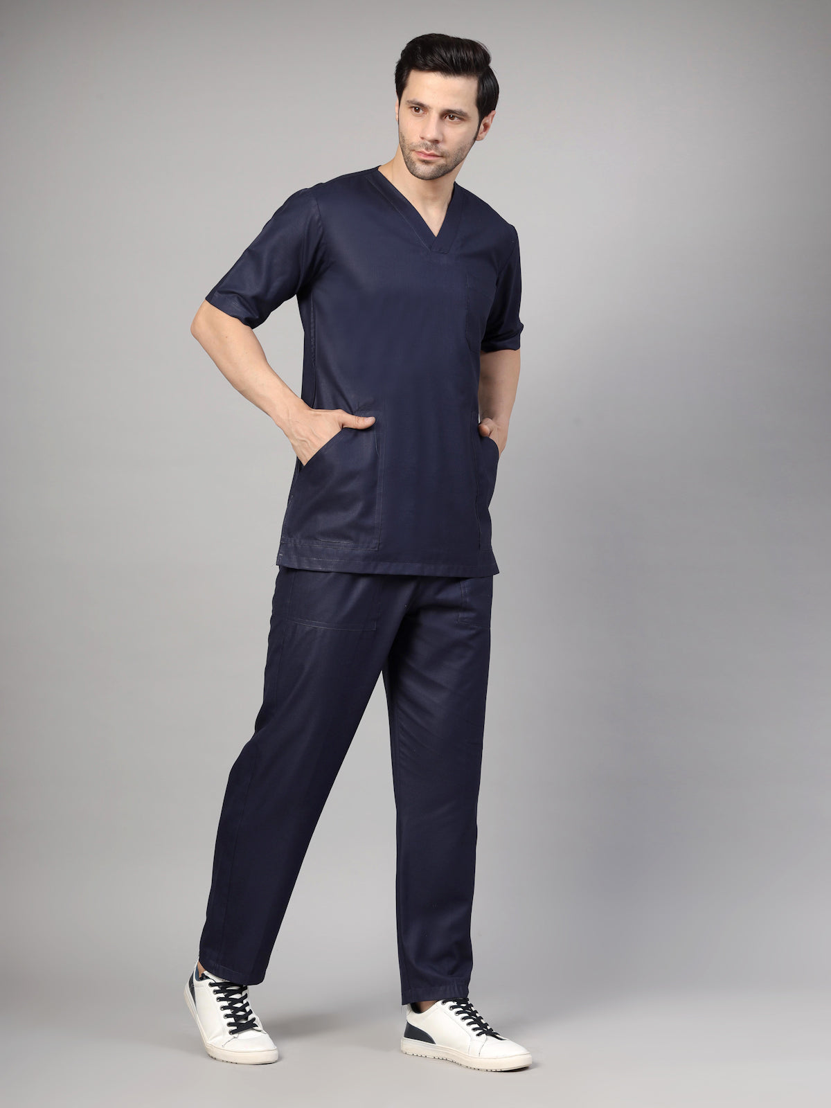 Men White Doctor Coat - Full Sleeves