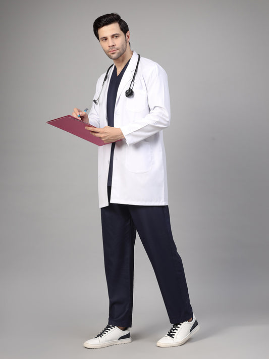 Men White Doctor Coat - Full Sleeves