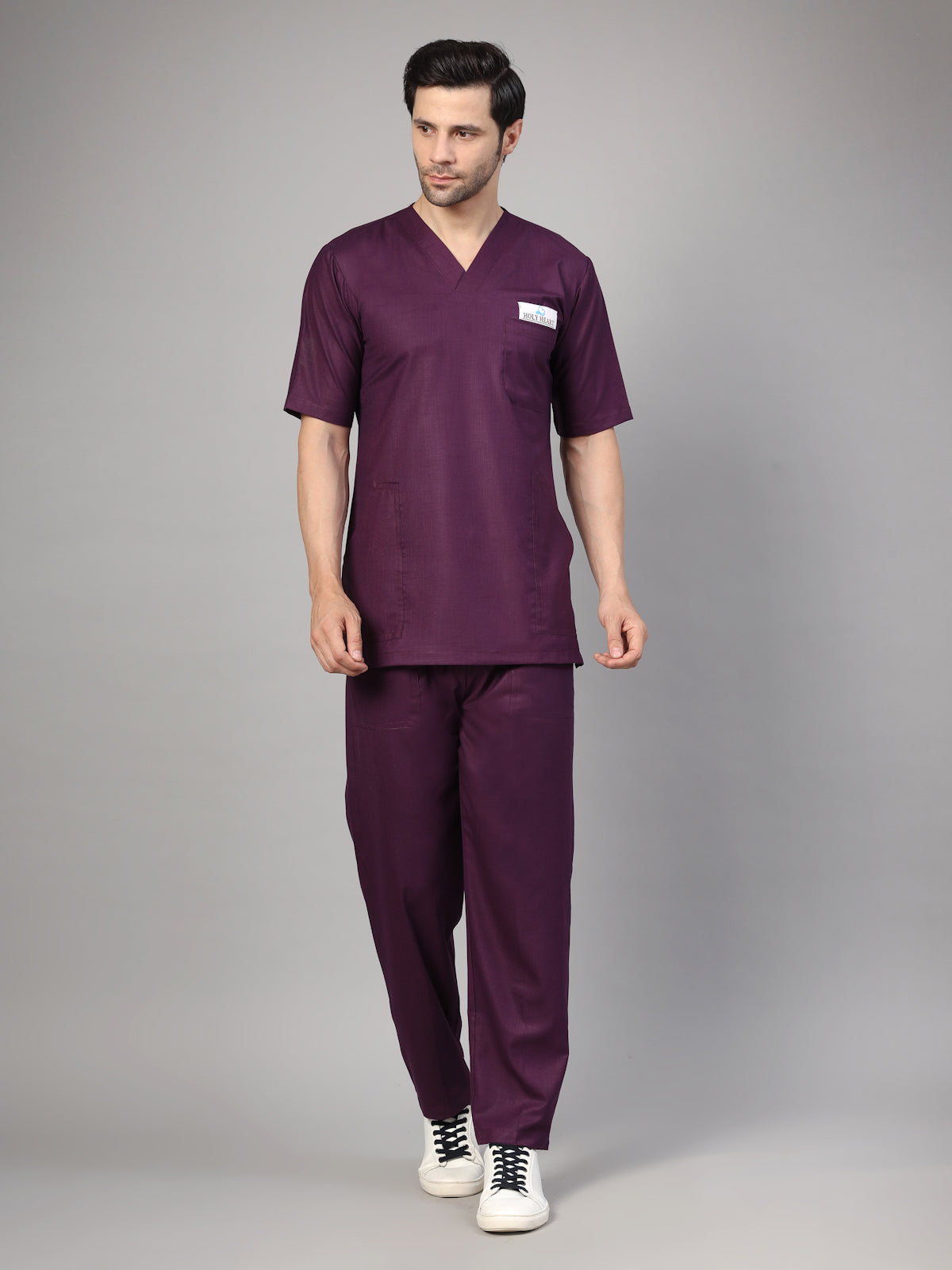Men Purple OT Scrubs