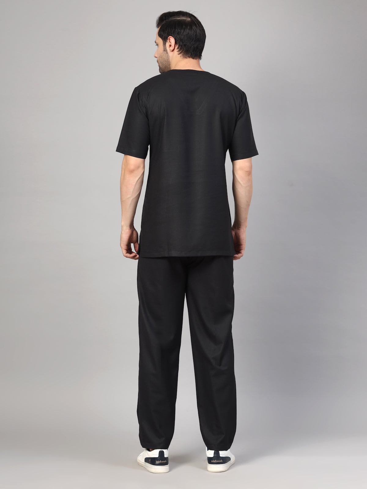 Men Black OT Scrubs