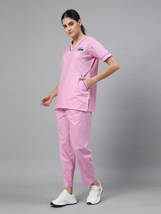 Women Pink OT Scrubs