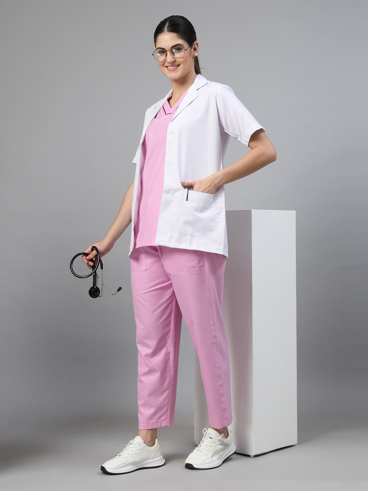 Women Pink OT Scrubs