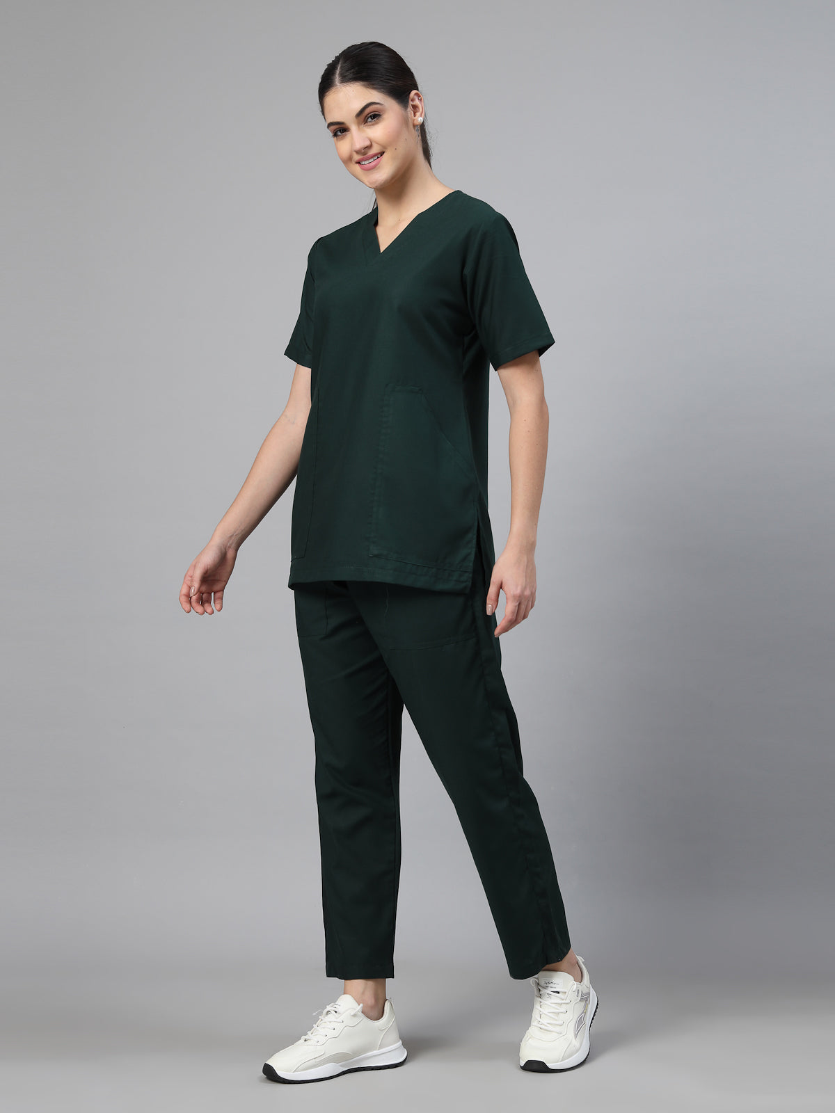 Women Dark Forest Green OT Scrubs