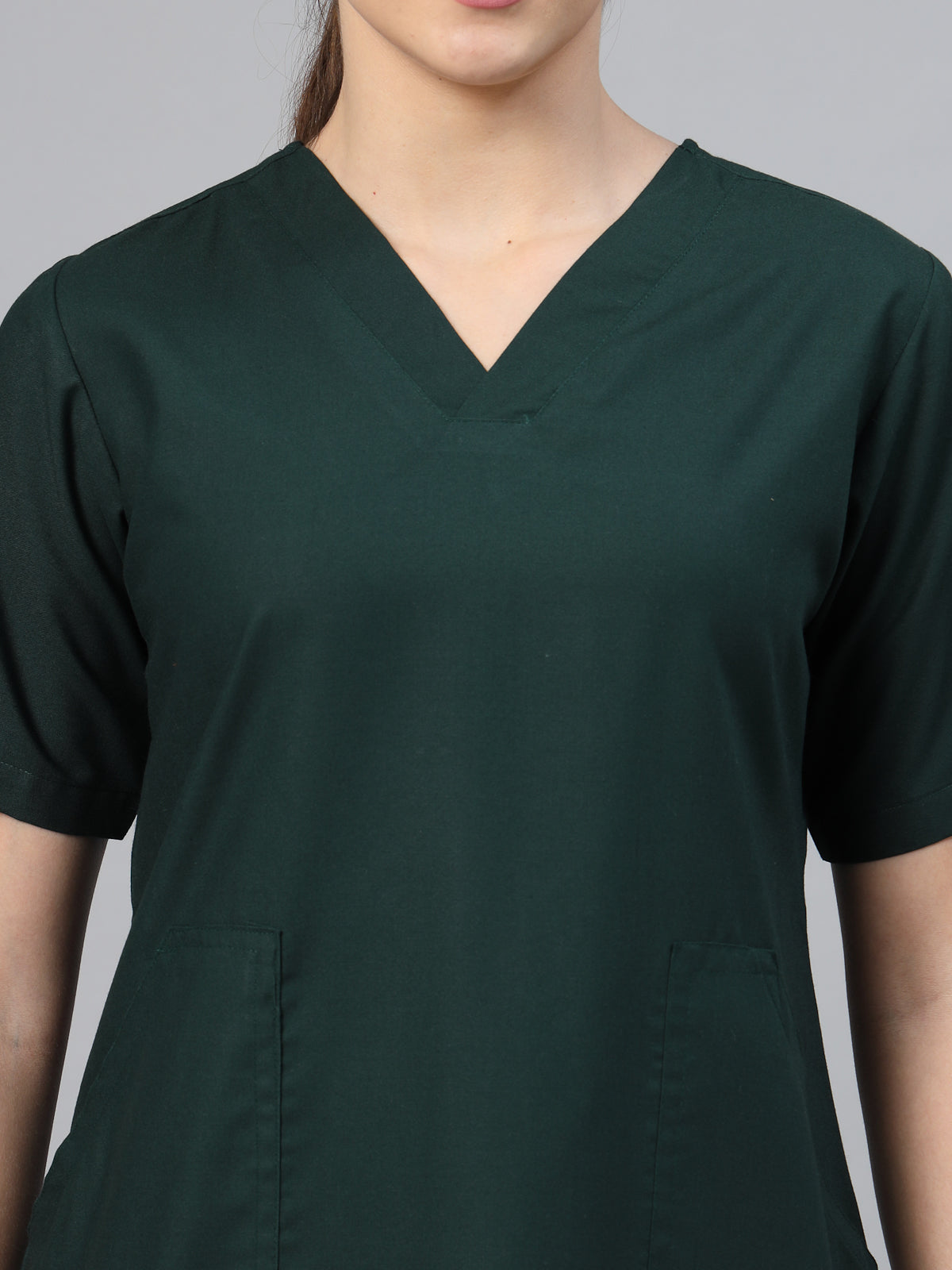 Women Dark Forest Green OT Scrubs