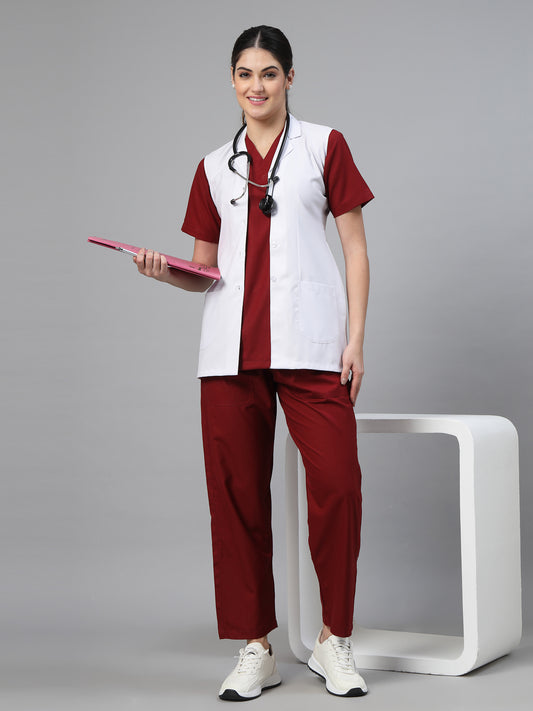 Women White Nurse Coat
