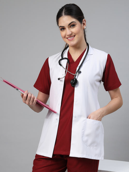 Women White Nurse Coat