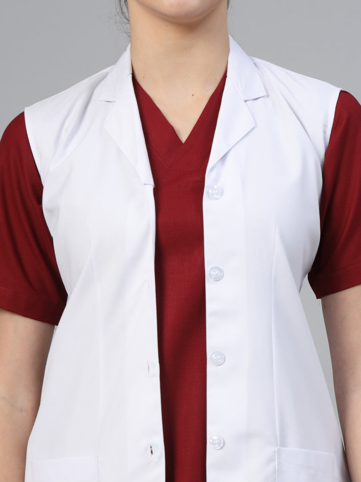 Women White Nurse Coat