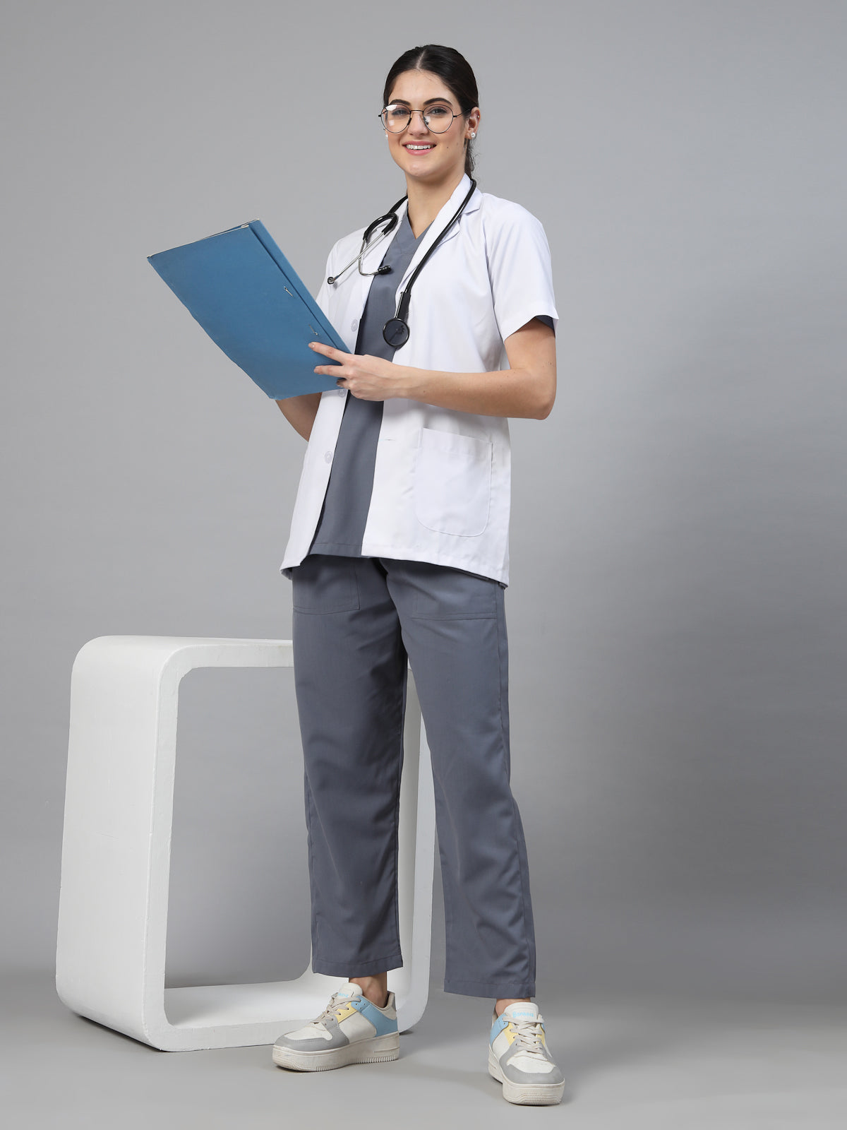 Women Grey OT Scrubs