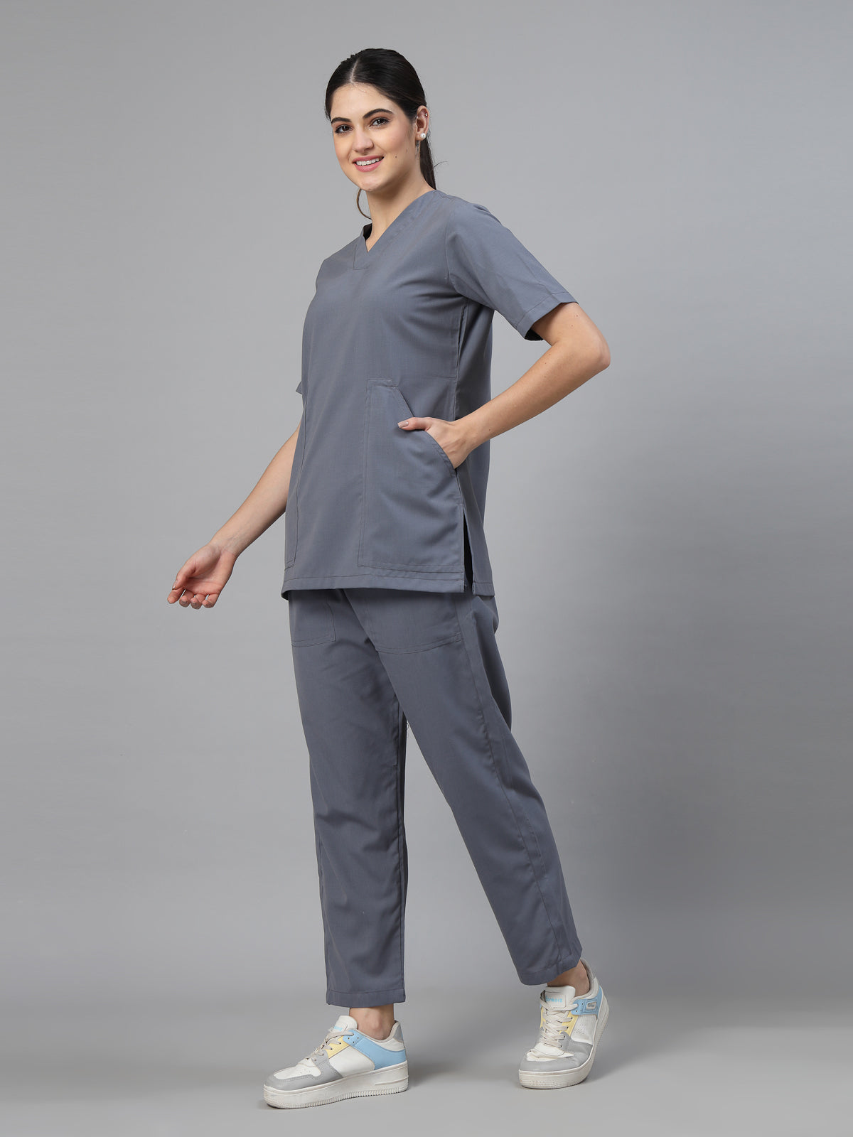 Women Grey OT Scrubs