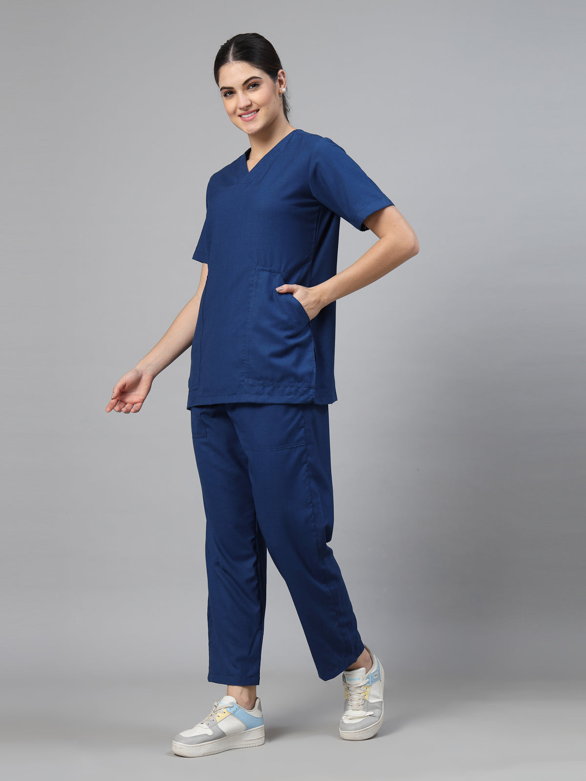 Women Bright Blue OT Scrubs