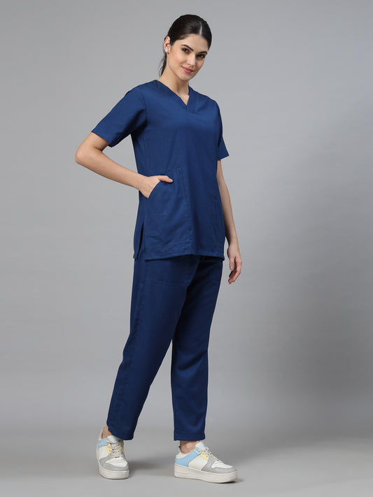 Women Bright Blue OT Scrubs