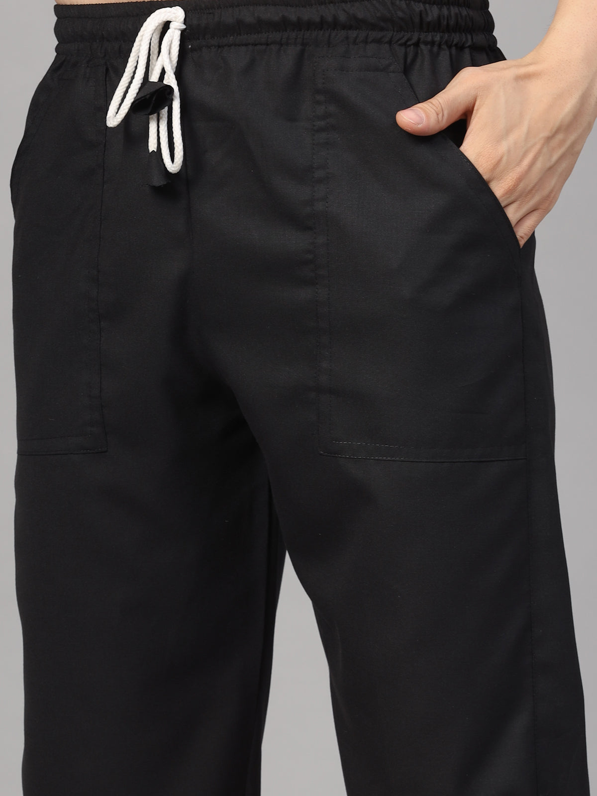 Men Black OT Scrubs