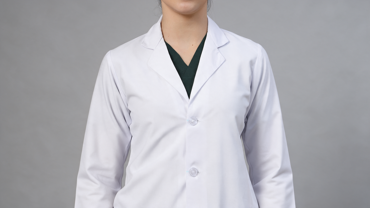 Women White Doctor Coat - Full Sleeves